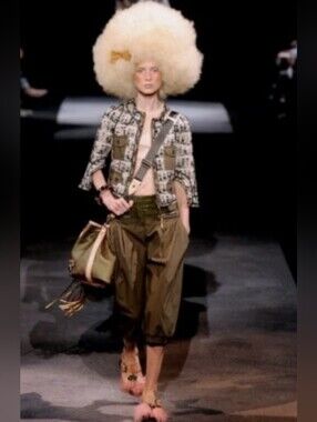 🆕️ Louis Vuitton Tweed Cropped Jacket Runway 2010. Size: 34 IT 0 US.
